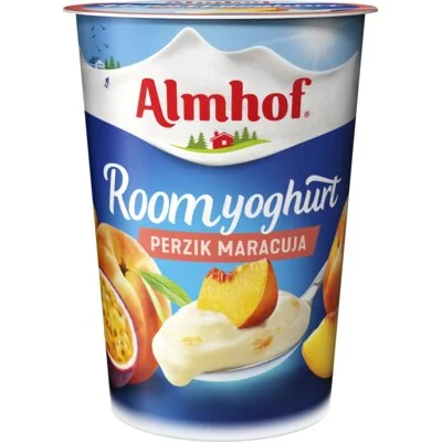 Almhof Roomyoghurt perzik maracuja