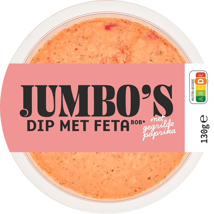 Jumbo's Dip Feta met Gegrilde Paprika 130 g