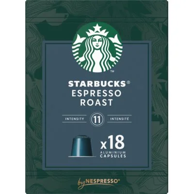 Starbucks Nespresso espresso roast capsules