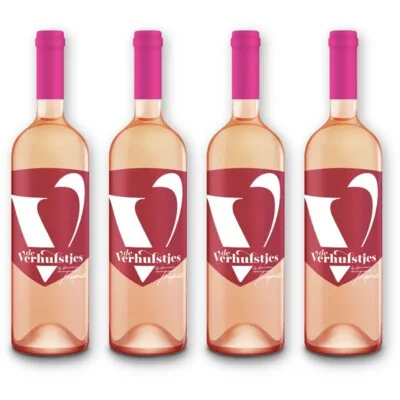 De Verhulstjes Rose 4 flessen