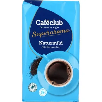 Caféclub Kaffee filterfein gemahlen naturmild
