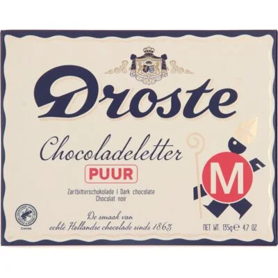 Droste Puur chocoladeletter S