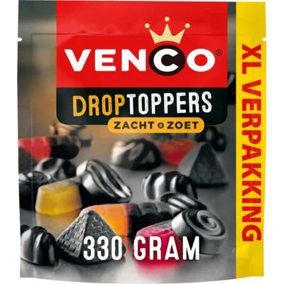 Venco Droptoppers zacht & zoet XL