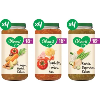 Olvarit Variatiemenu maaltijd 18m+