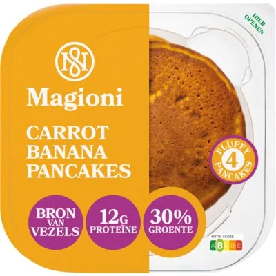 Magioni Carrot Banana Pancakes 4 x 40 g