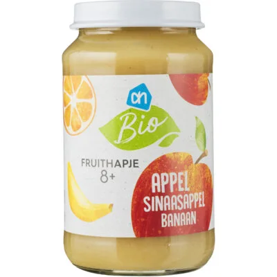 AH Biologisch Fruithapje appel sinaasappel 8m+