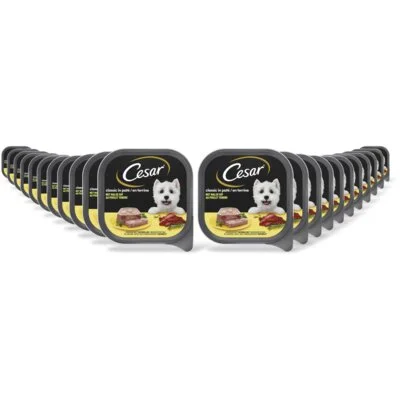 Cesar Classic kip & lever pate alu 22-pack
