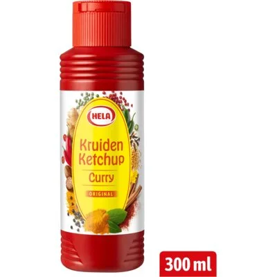 Hela Kruiden Ketchup Curry Original 300 ml