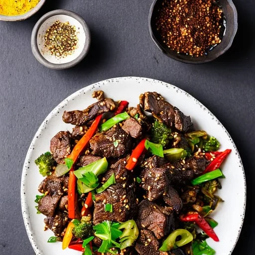 Black pepper beef