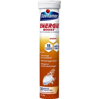 Davitamon Energie boost ginseng bruistabletten