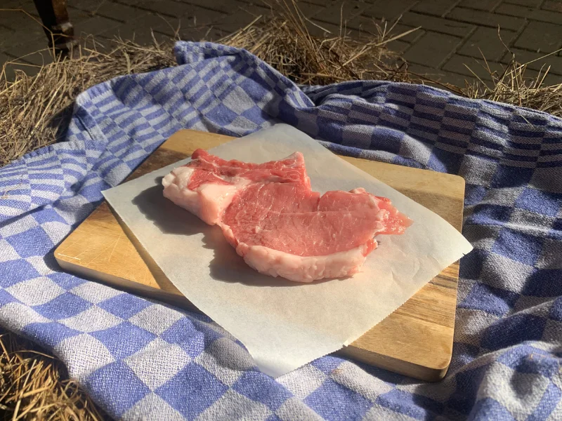 Boeren in het Bos Ribkarbonade Bosvarken