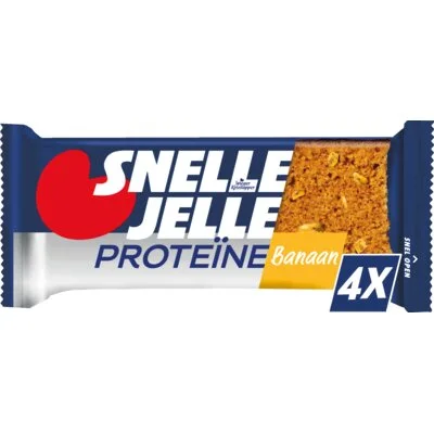 Snelle Jelle Proteïne banaan 4-pack