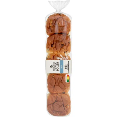 AH Extra lang lekker rozijnen krentenbollen