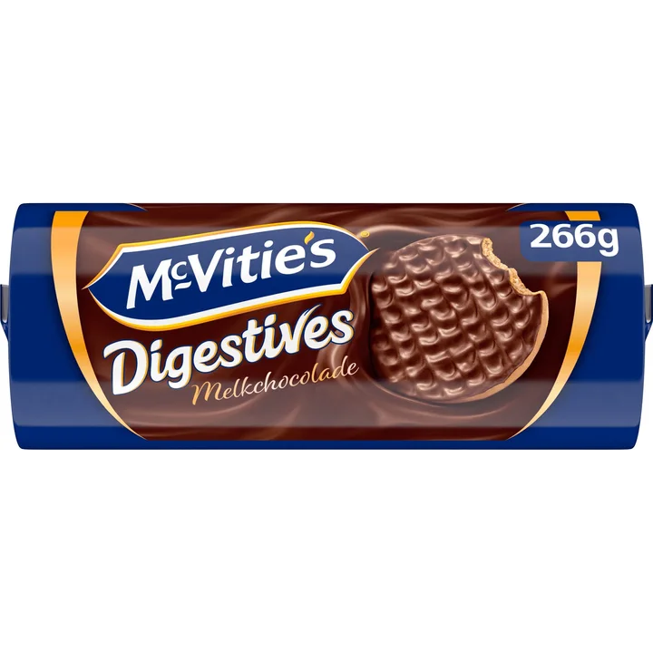 McVitie's Digestives Melkchocolade Tarwebiscuit met Melkchocolade 266 g