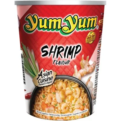 Yum Yum Shrimp flavour instant noodles