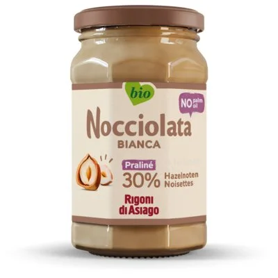 Nocciolata Bianca hazelnootpasta zonder palmolie