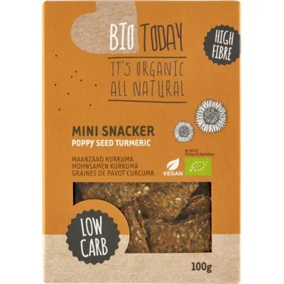 BioToday Mini snacker maanzaad kurkema