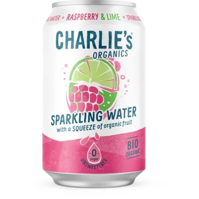 Charlie's Sparkling water raspberry and lime