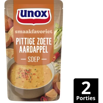 Unox Pittige zoete aardappelsoep