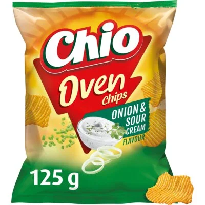 Chio Oven Chips Onion & Sour Cream Flavour 125 g