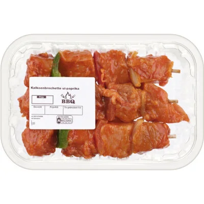 Kalkoenbrochette bel