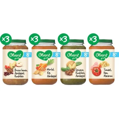Olvarit Variatiemenu maaltijd 8m+