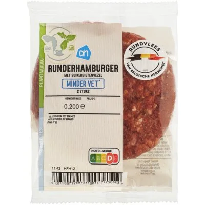 AH Runderhamburger suikerbietenvezel bel