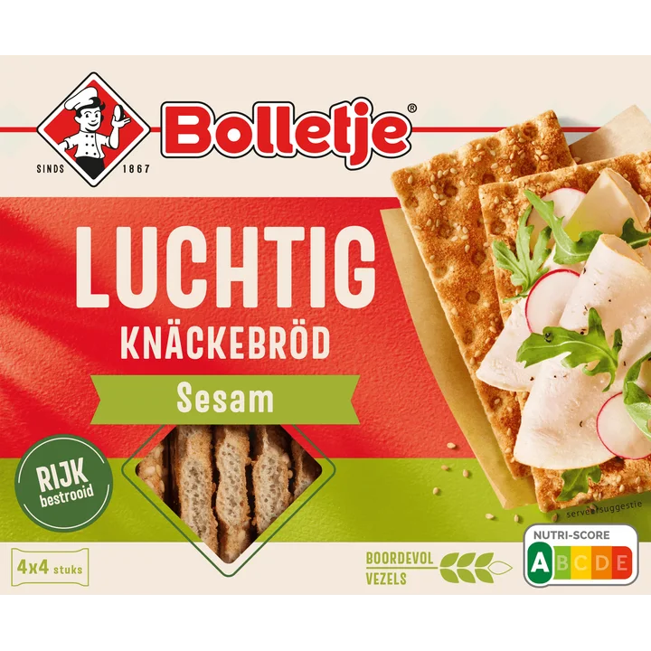 Bolletje Luchtig Knäckebröd Sesam 240 g