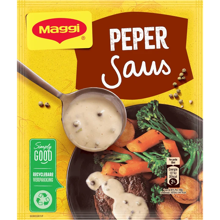 Maggi Peper Saus 34 g