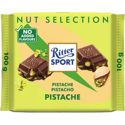 Ritter Sport Melkchocolade pistache