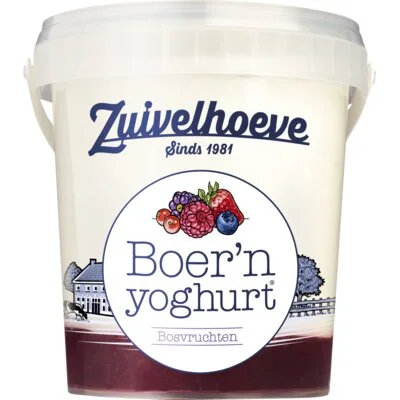 Zuivelhoeve Boer'n yoghurt bosvruchten