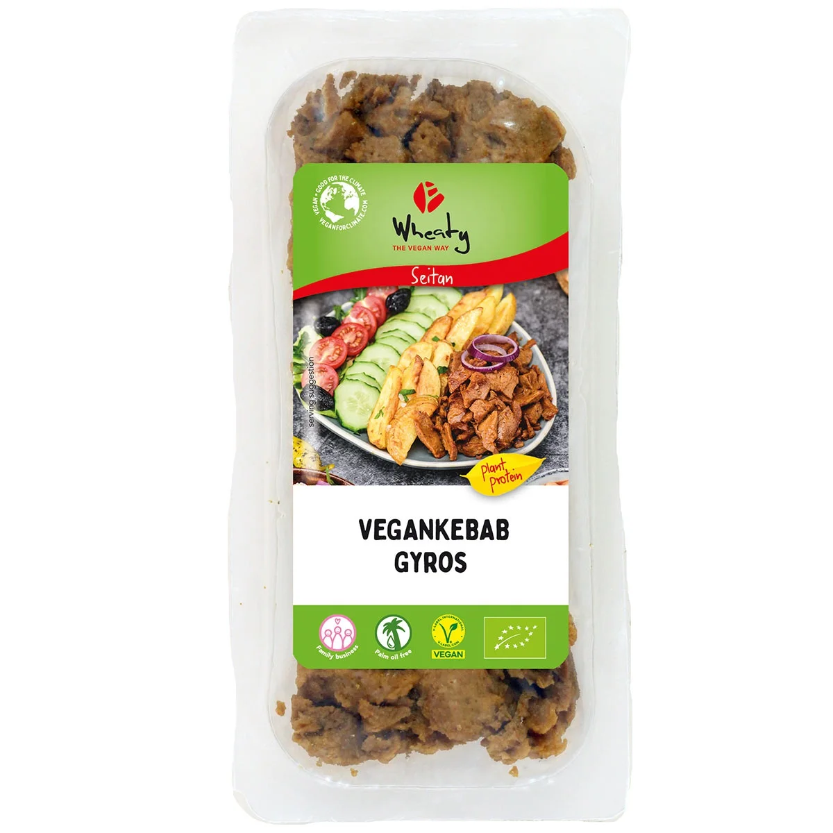 Kebab gyros vegan