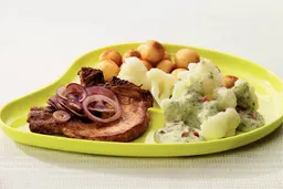 Bloemkool met room-pestosaus