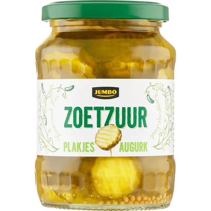 Jumbo Plakjes Augurk Zoetzuur 330 g