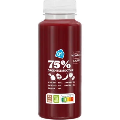 AH 75% Groentesmoothie rode biet aardbei