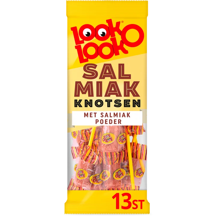 Look-O-Look Salmiakknotsen 13 stuks