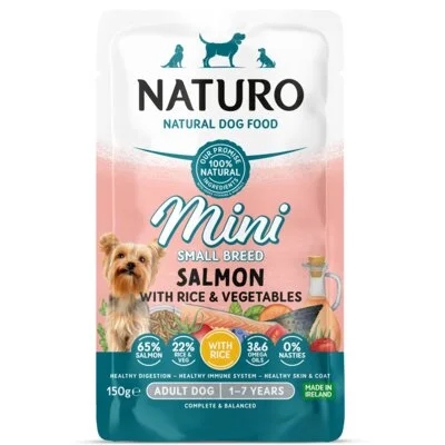 Naturo Adult mini salmon & rice