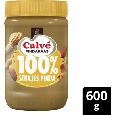 Calvé Pindakaas 100% pinda's grof