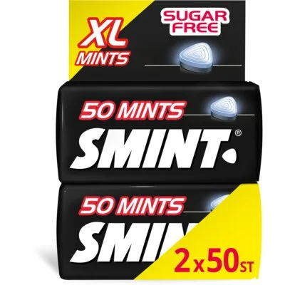 Smint Blackmint XL mints sugarfree 2-pack