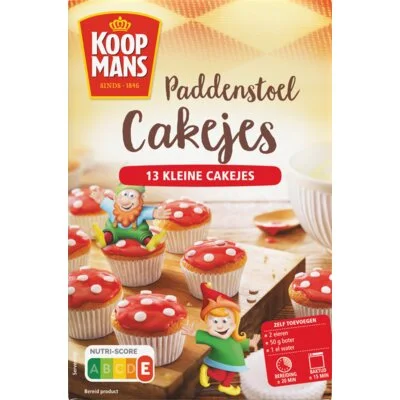 Koopmans Paddenstoel Cakejes 220 g