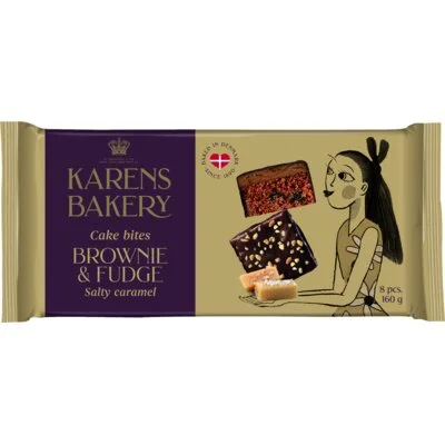 Karens Bakery Cake bites brownie & fudge