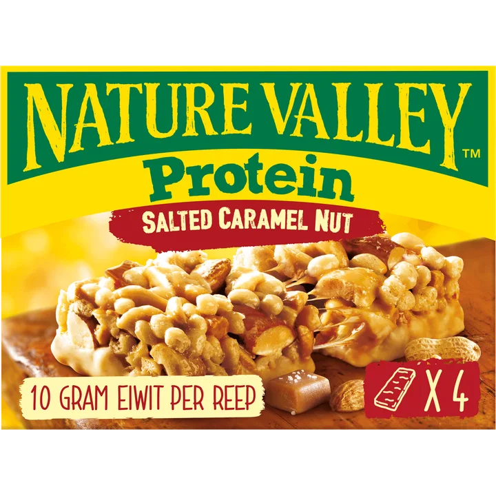 Nature Valley Protein Salted Caramel Nut Reep 4 x 40 g