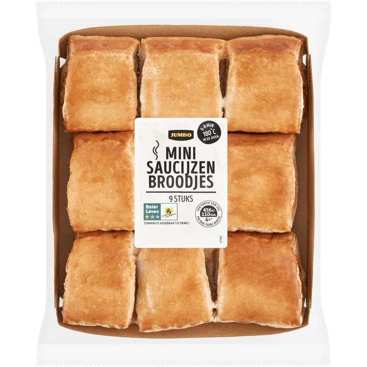 Jumbo - Mini Saucijzenbroodjes - 9 Stuks