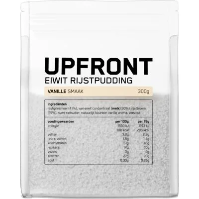 Upfront Eiwit rijstpudding vanille smaak