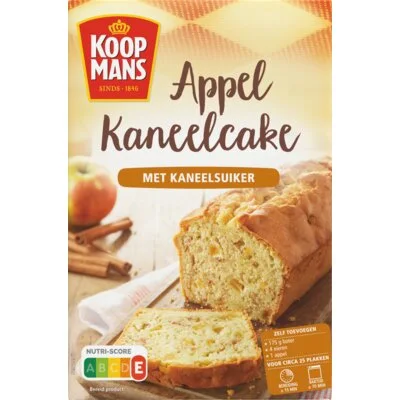 Koopmans Appel kaneelcake met Kaneelsuiker Bakmix 400 g