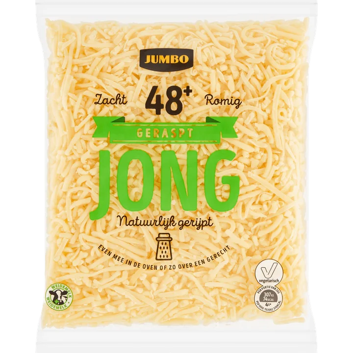 Jumbo Geraspte Kaas Jong 48+ 175 g