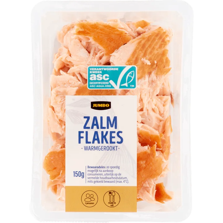 Jumbo Zalm Flakes Warmgerookt 150 g