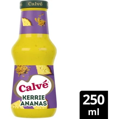 Calvé Saus Fles Kerrie 250 ml