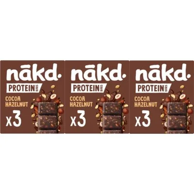 Nakd Protein bars cocoa hazelnut 3-pack