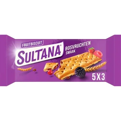 Sultana Fruitbiscuit bosvruchten